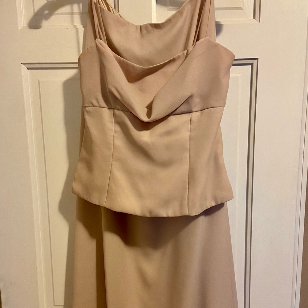 Wtoo Bridesmaid two piece nude color size 4/6